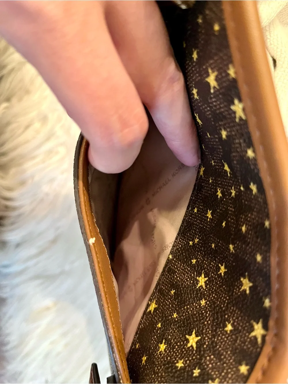 Michael Kors Jet Set Charm Gold Star Tote